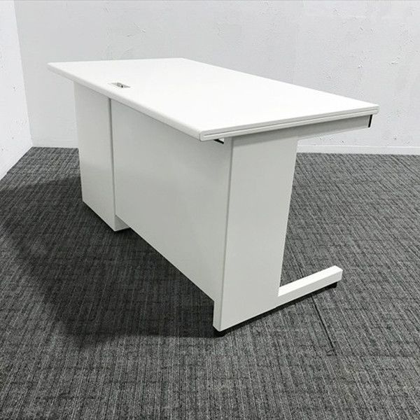 片袖デスク オフィスデスク W1200 プラス ホワイト