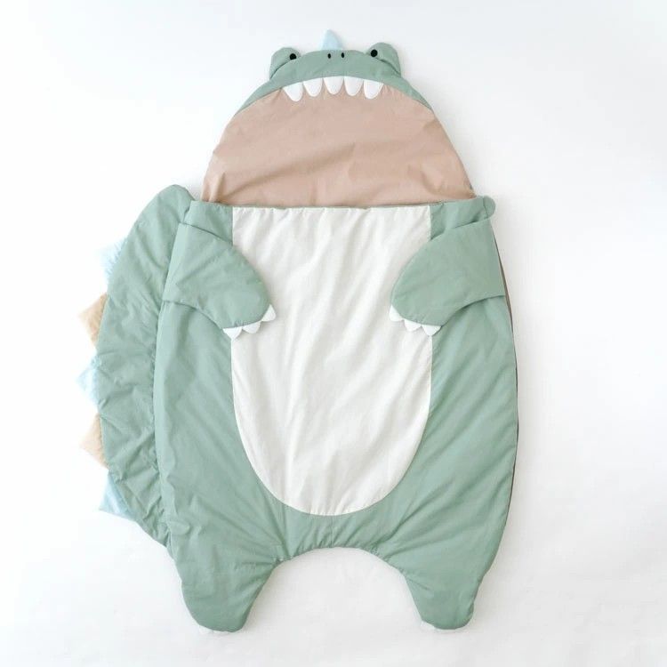 RIO 恐竜 寝袋 きょうりゅう ベビー スリーピングバッグ おくるみ 寝具 お昼寝