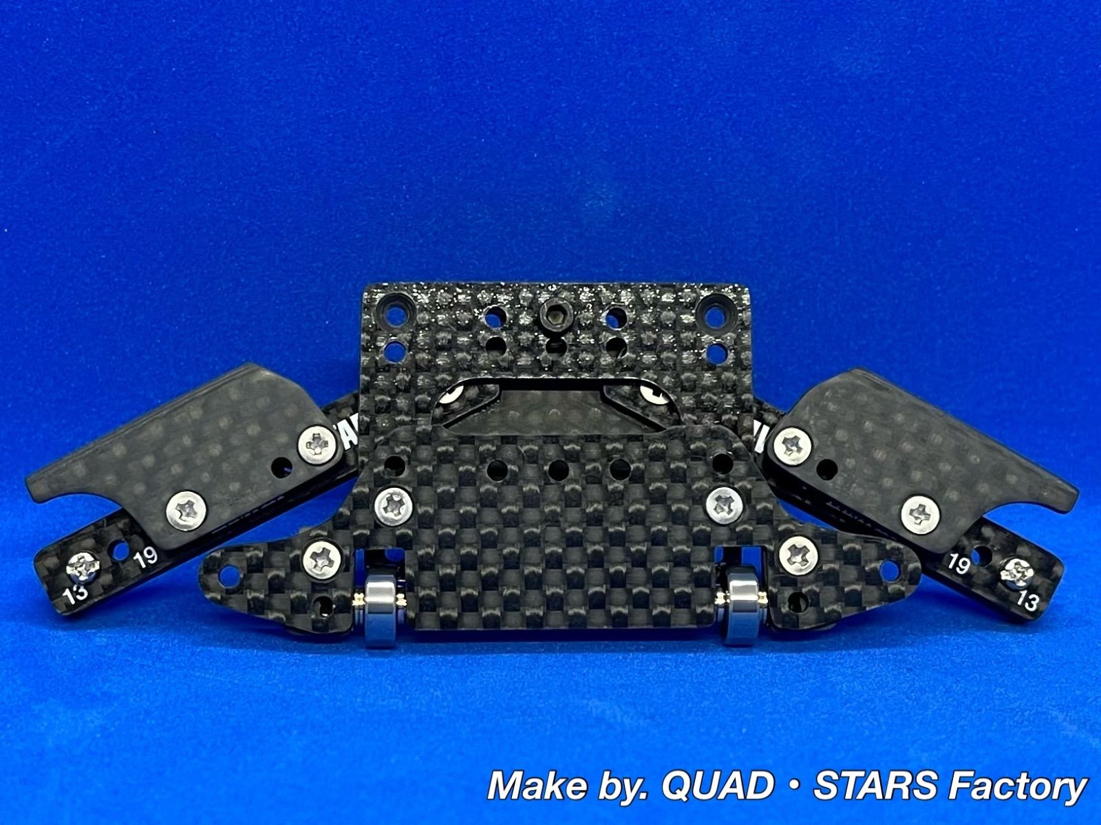 ミニ四駆・MSシャーシ用】1軸リヤアンカー＋ローラーアンダーガード