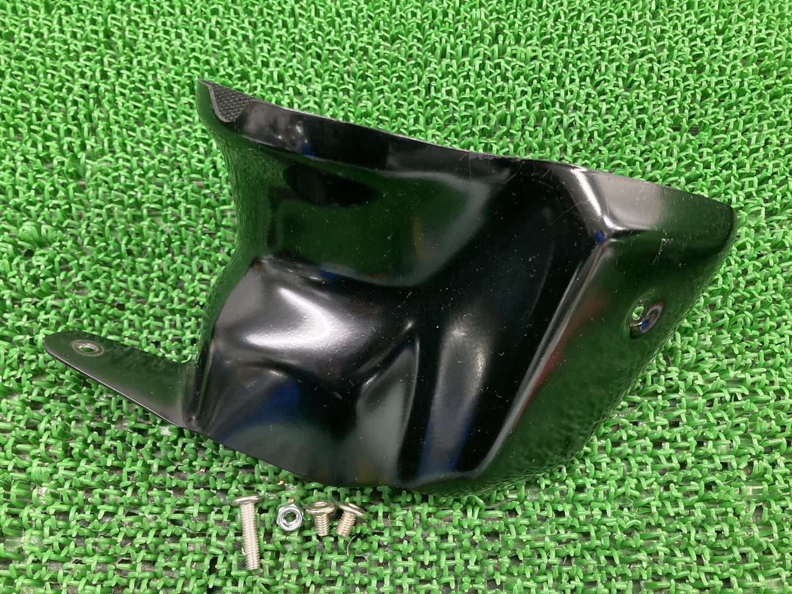 キャッツファクトリー製モンキー125 インジェクターカバー 社外 中古 バイク 部品 JB02 Monkey125 FRP コンディション良好 割れ欠け無し