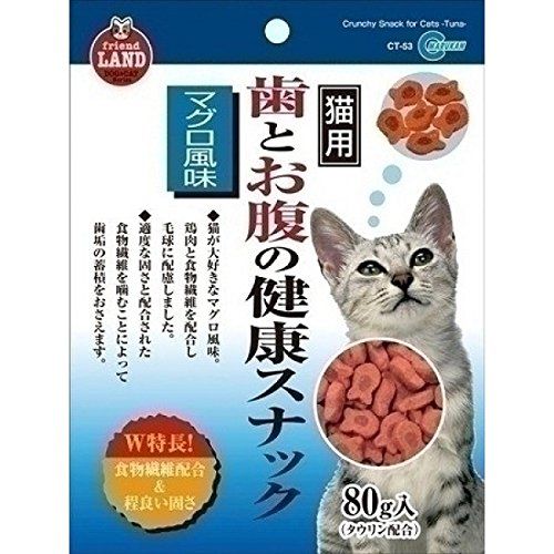 まとめ買い マルカン 歯とお腹の健康スナック マグロ味 80g CT-53 ×18