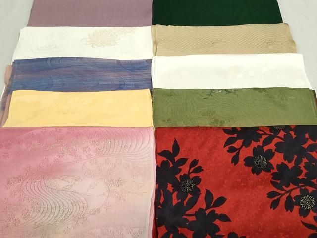 平和屋着物 和装小物 帯揚げ10枚セット 正絹 DAAV8202by