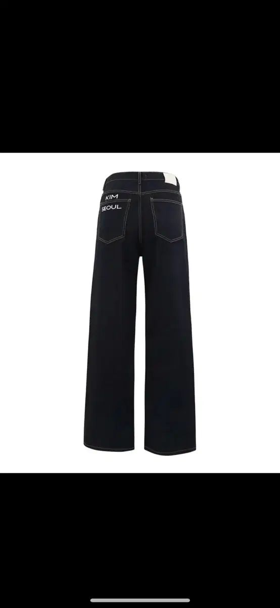 キムズソウル ロゴ 777 ロー 生デニム デニムパンツ S