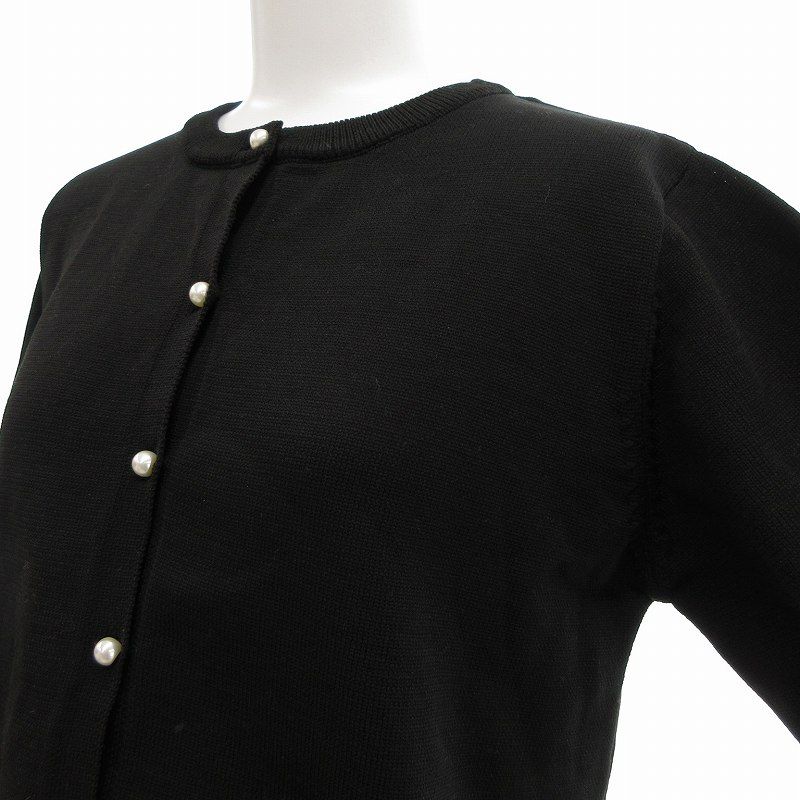 アンディコール un dix cors 美品 ニットカーディガン フェイクパール  