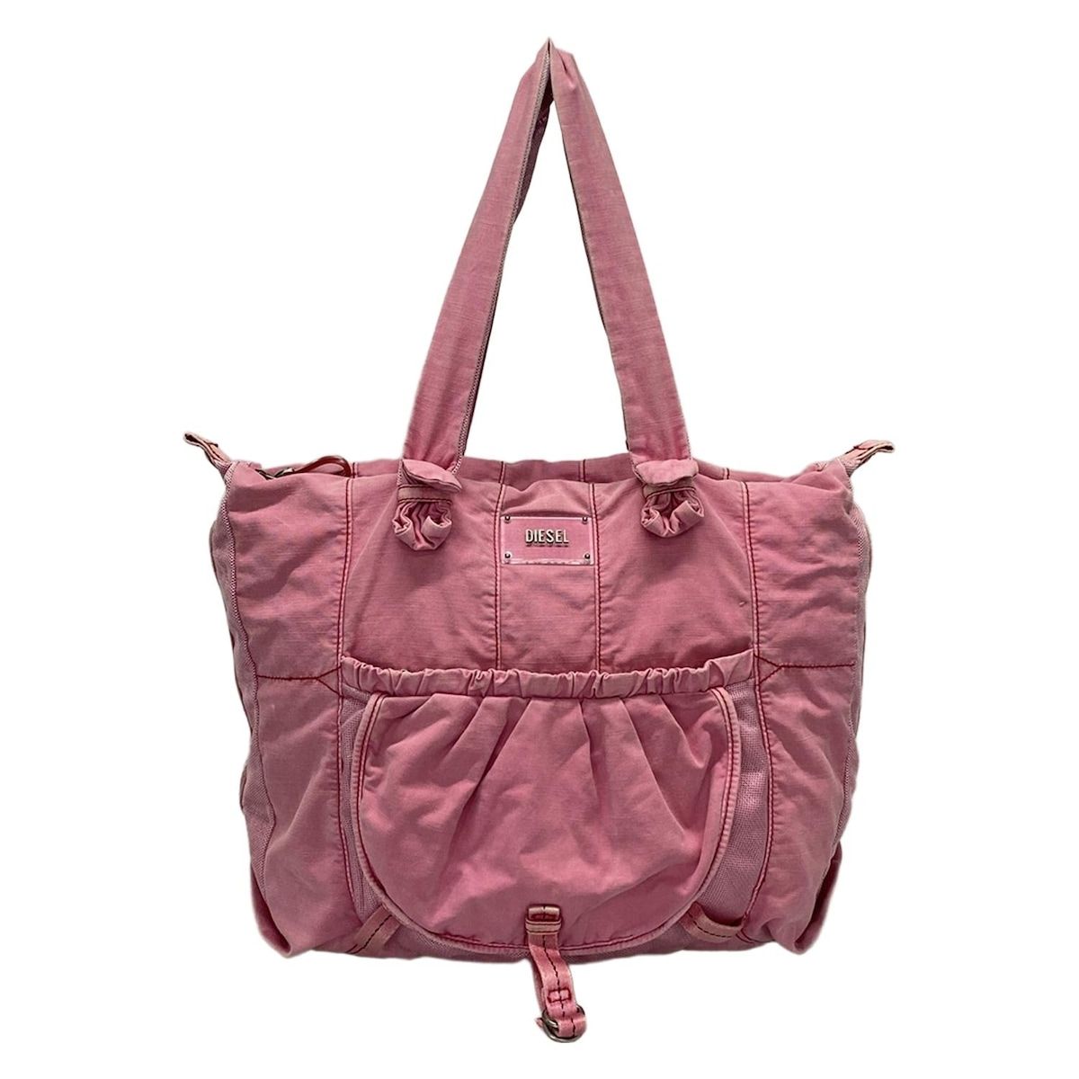 Diesel ピンク ショルダーバッグ Diesel 1DR レザーショルダーバッグ | ピンク | FARFETCH JP
