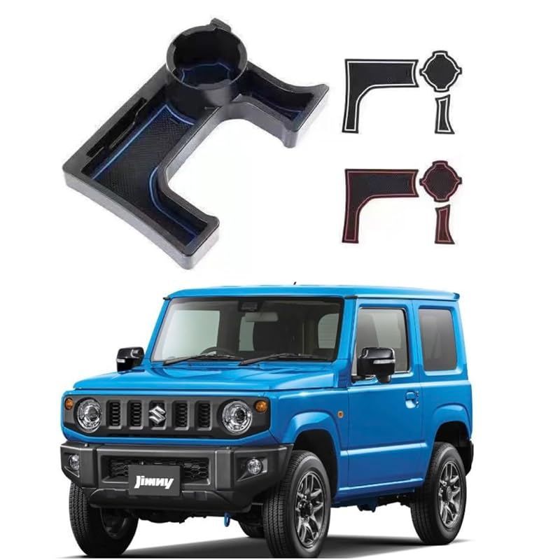 ジムニー JIMNY JB64 JB74 ＭＴ車 マニュアル専用 センターコンソール 増設ドリンクホルダー 車用 ドリンクカップホルダー 車載  増設カップホルダー ＭＴ車 増設トレイ 収納トレイ 収納可 ラバーマット3色付き - メルカリ