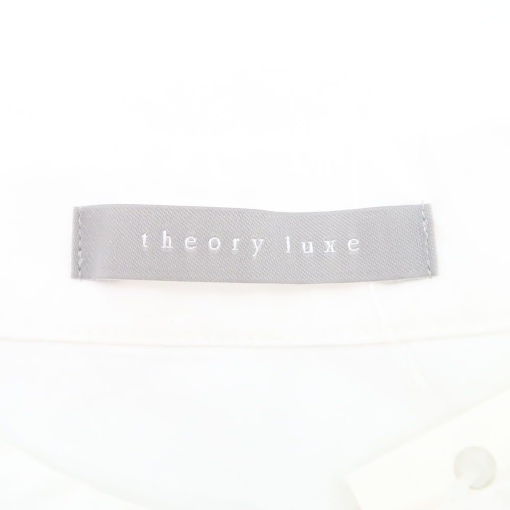 【新品未使用】theory luxe アイボリー 長袖ブラウス　38 theory luxe 未使用品 セオリーリュクス タグ付き 25SS Ciel