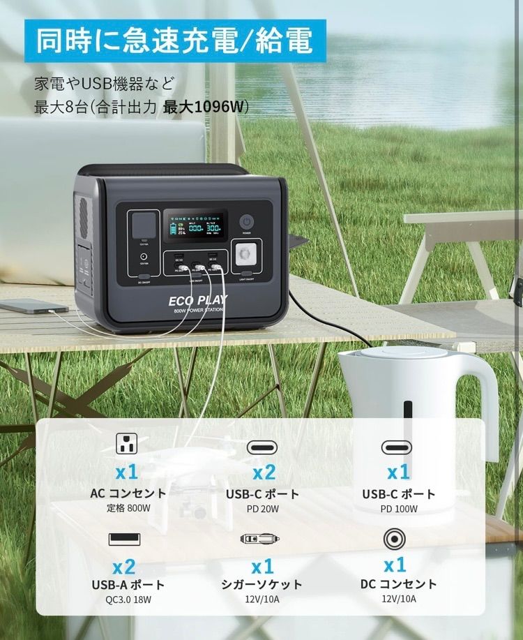リン酸鉄蓄電池 4000回|6倍長寿命