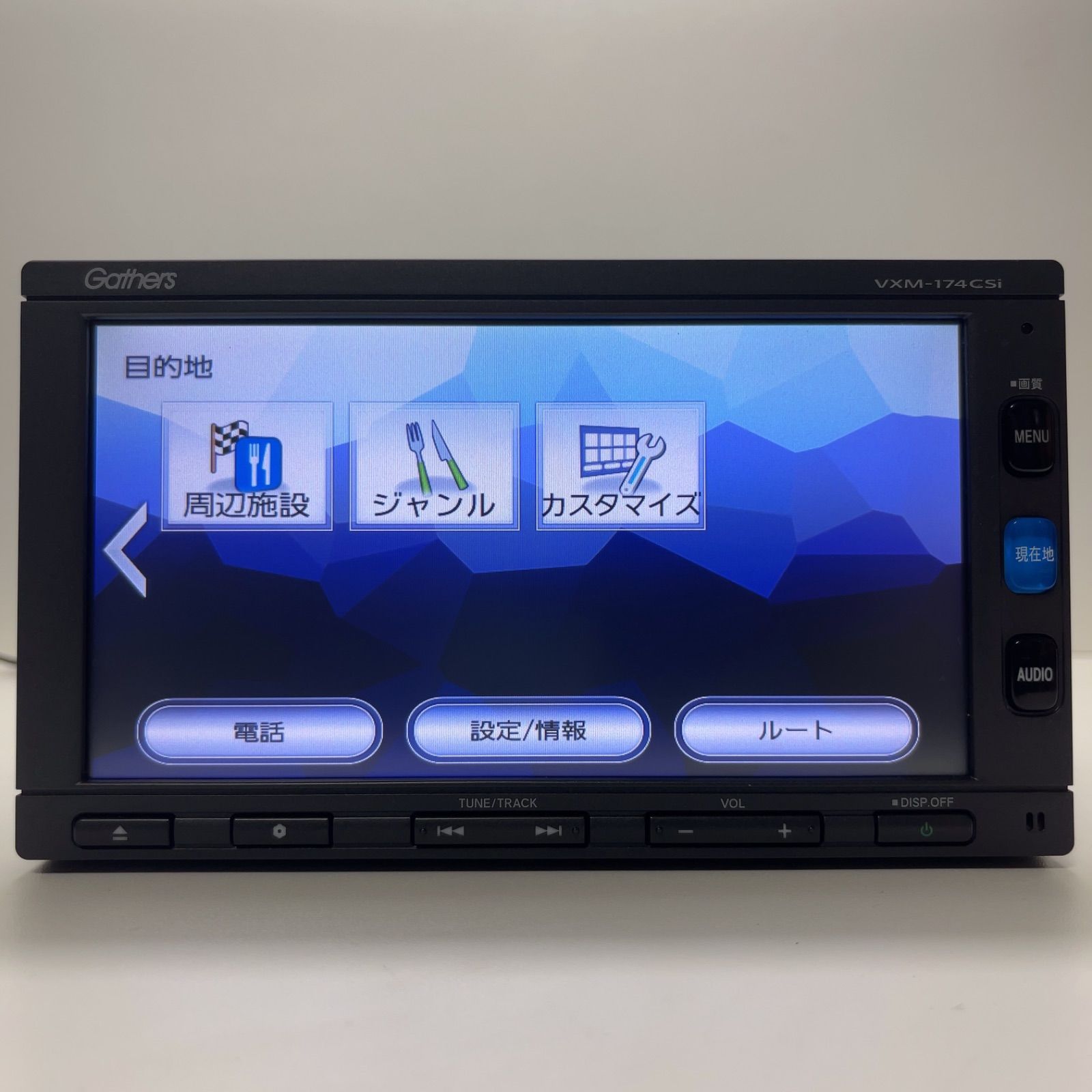 美品 HONDA 純正 ナビ Gathers VXM-174CSi タッチパネル正常　ホンダ TV ビデオ　CD AM FM ABLUETOOTH機能