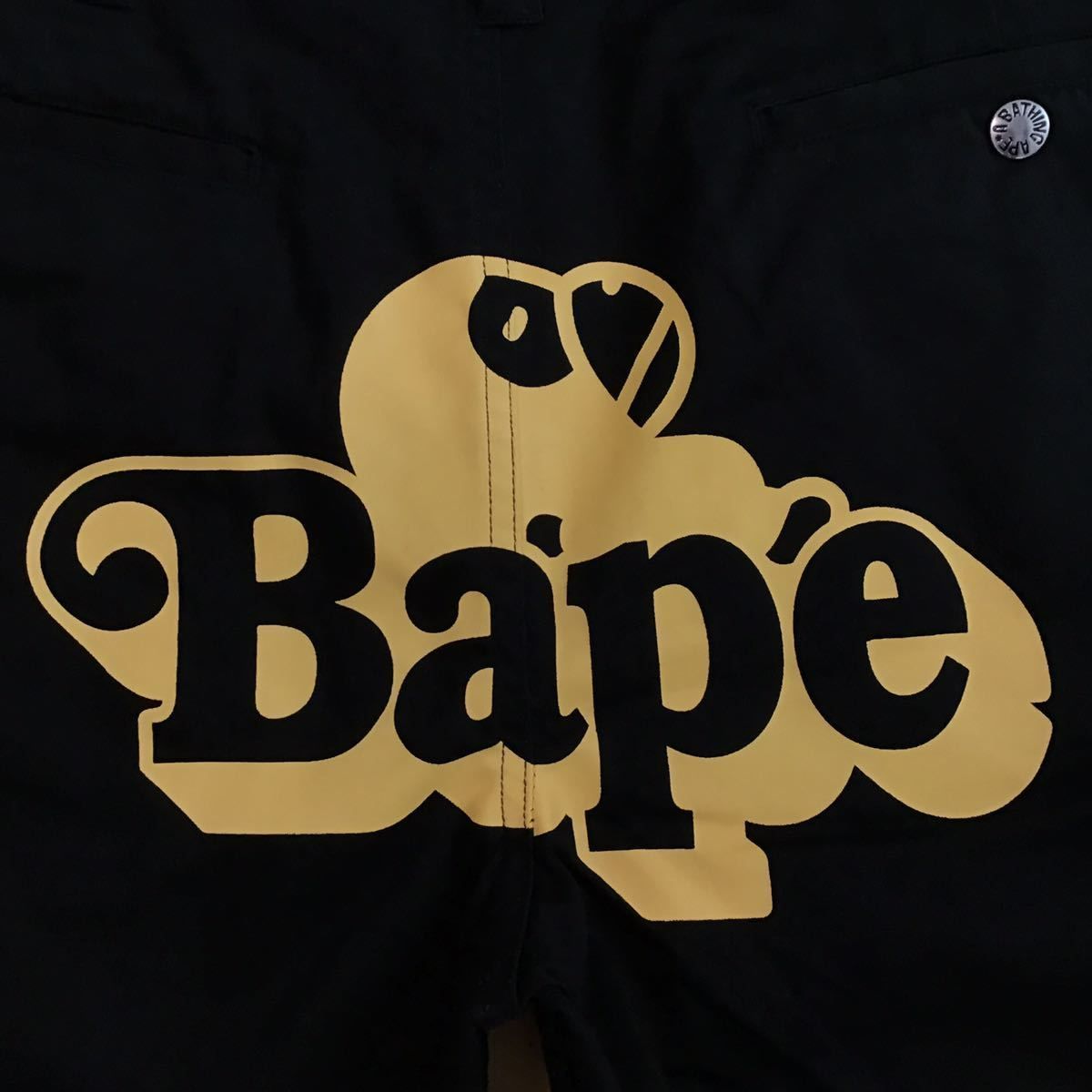 お昼寝 マイロ ハーフパンツ Sサイズ black a bathing ape BAPE NAP BABY MILO shorts エイプ ベイプ  アベイシングエイプ NIGO - メルカリ