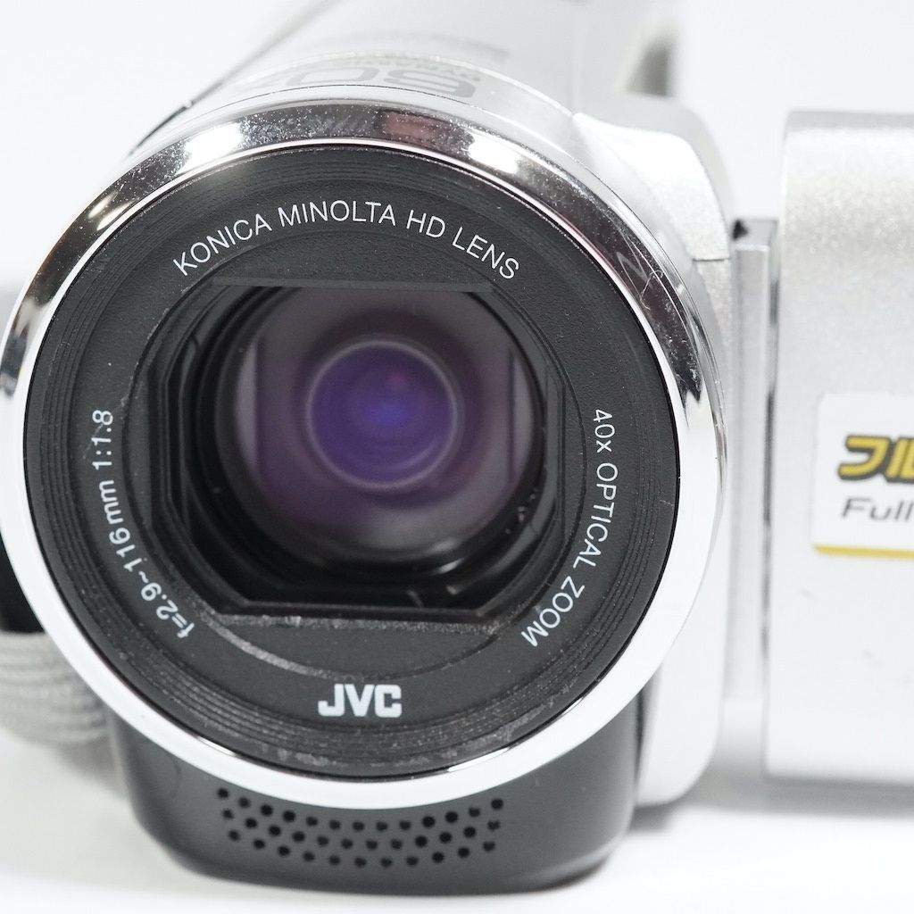 JVC ビデオカメラ Everio GZ-E380-S シルバー 美品 Amazon | JVC KENWOOD ビデオカメラ Everio 内蔵メモリー8GB