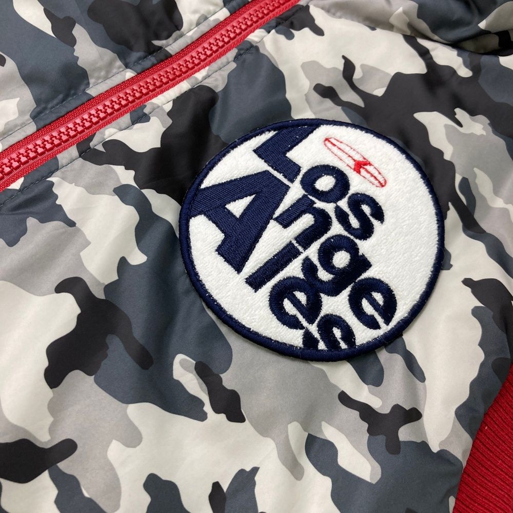 良い サイズ LL ROSASEN ロサーセン リバーシブル 中綿ベスト 迷彩柄 カモフラ カーキ系 240101460050 ゴルフウェア メンズ ストスト