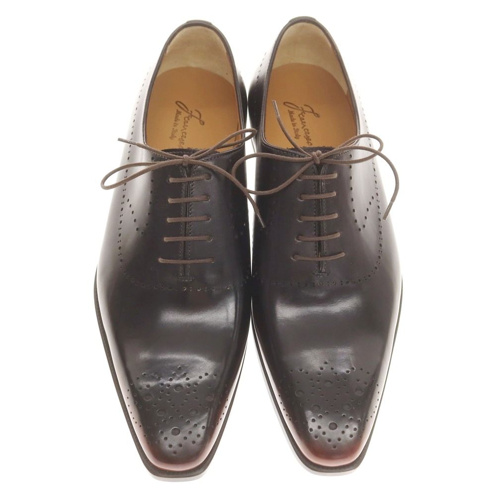 フランチェスコ ベニーニョ BENIGNO ホールカット ドレスシューズ ブラックブラウン サイズ6 メンズ