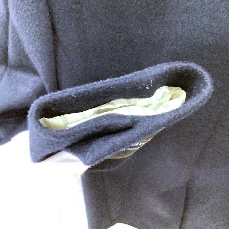 SHIPS JET BLUE シップスジェットブルーメルトン チェスターコート サイズS ネイビー ウール混 メンズ JA-2