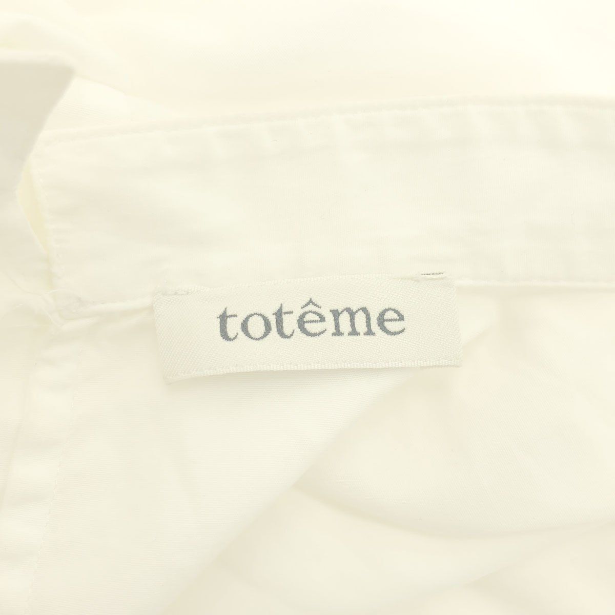 TOTEME トーテム Noma Shirt アシンメトリーシャツ ホワイト M