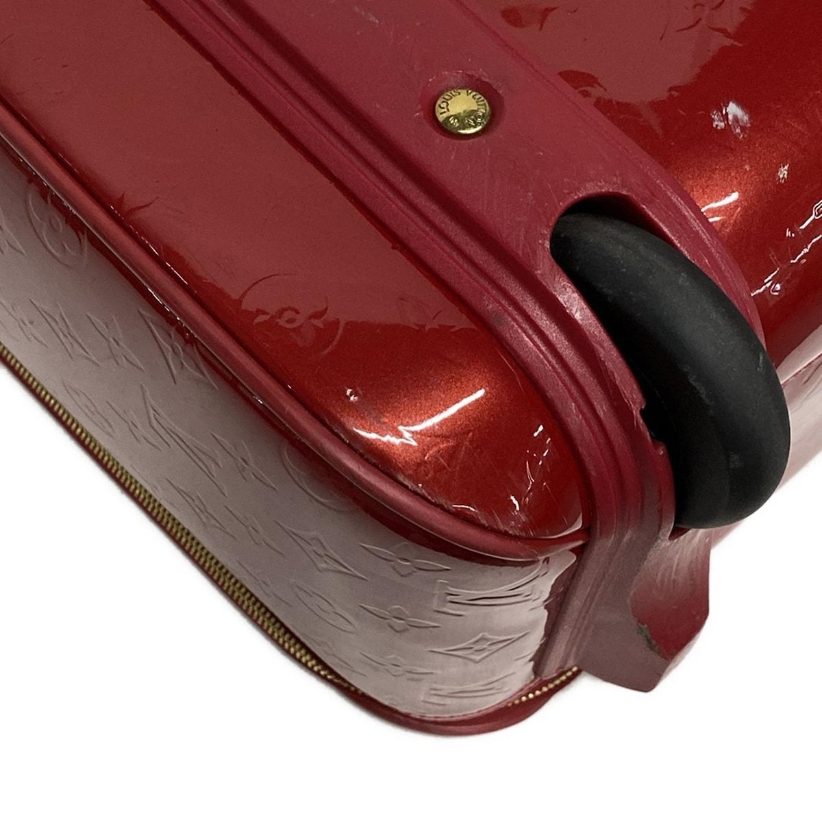 美品 ルイヴィトン ペガス キャリーケース ヴェルニ ポムダムール ヴィトン 赤 LOUIS VUITTON(ルイヴィトン) キャリーバッグ モノグラム