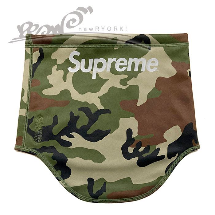 送料無料 メンズ ネックウォーマー ウッドランドカモ Supreme