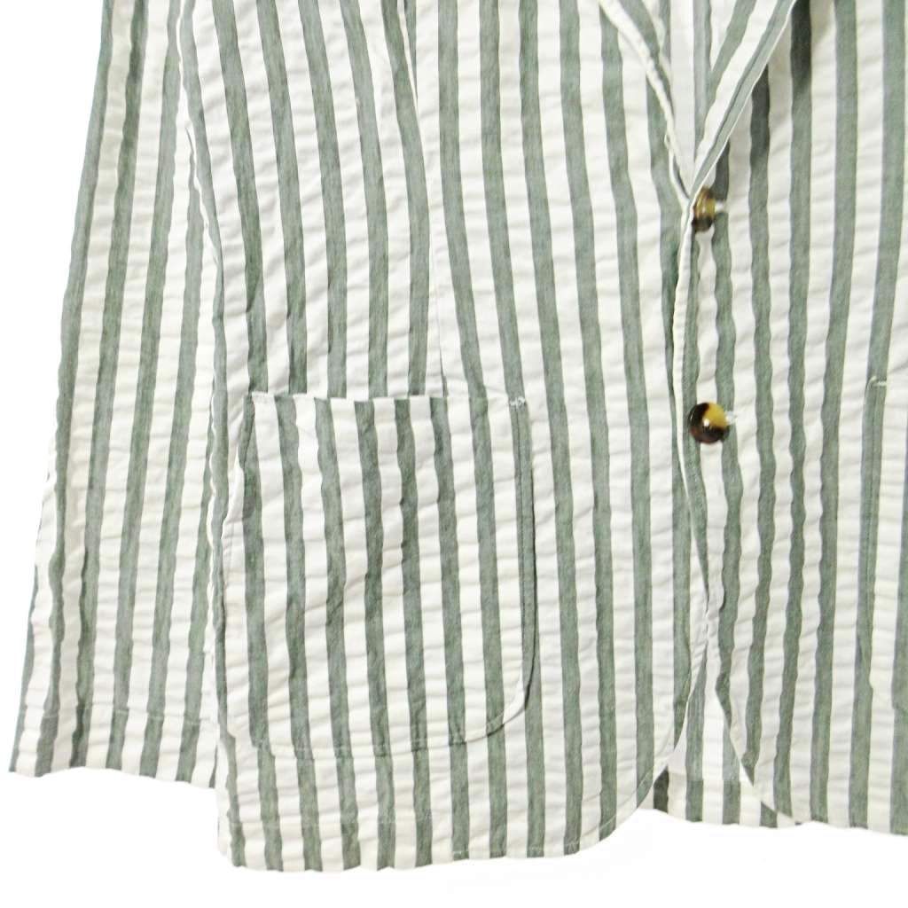 ラルディーニ　LARDINI ジャケット　ストライプ　ブートニエール LARDINI - 【現行☆極美品】LARDINI ジャケット ブルー
