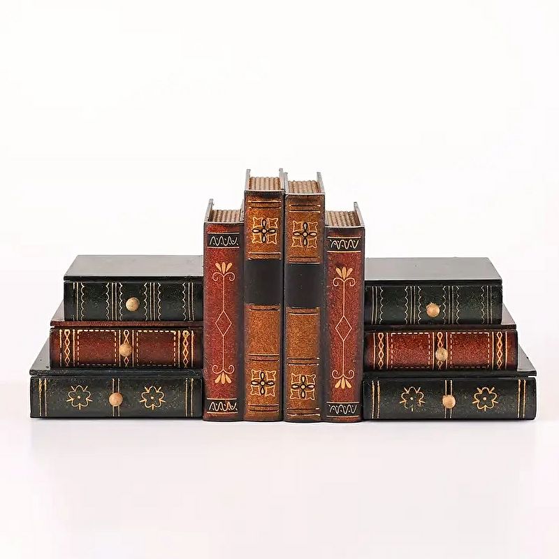 スタイリッシュである ブックエンド ブックスタンド 本立て ブック型収納ボックス 小物入れ オーガナイザー 木製 引き出し付 フェイクブック ユニーク アンティーク レトロ クラシック おしゃれ お洒落 リビングルーム 寝室 子供部屋 書斎 オフィス 卓上 デスク 本棚 全部激安で販売！