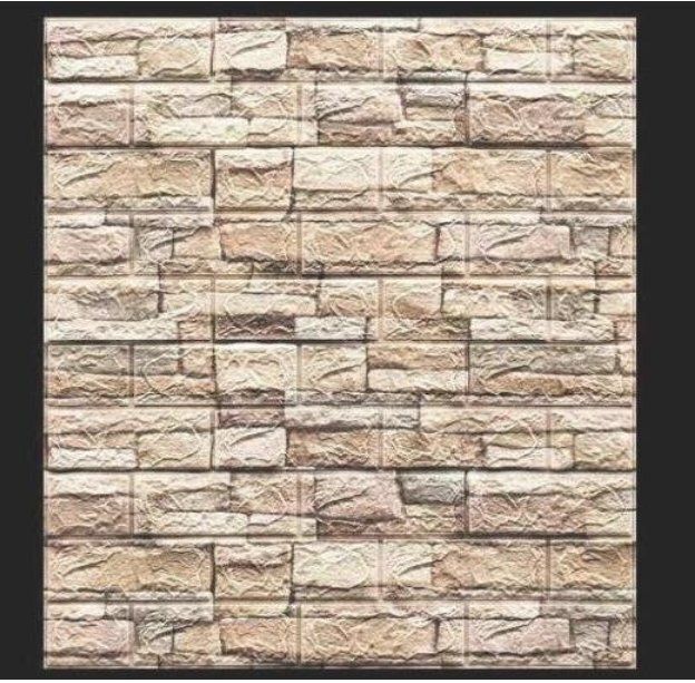 ♥ 50枚 70cm×77cm 厚さ3mm 背景壁 3D立体レンガ模様壁紙 防水 汚い防止 カビ防止 エコ素材DL05LYX注目シリーズ