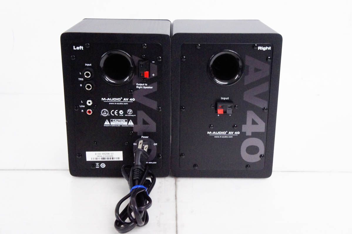 M-AUDIOエムオーディオ モニタースピーカー ペア Studiophile AV40