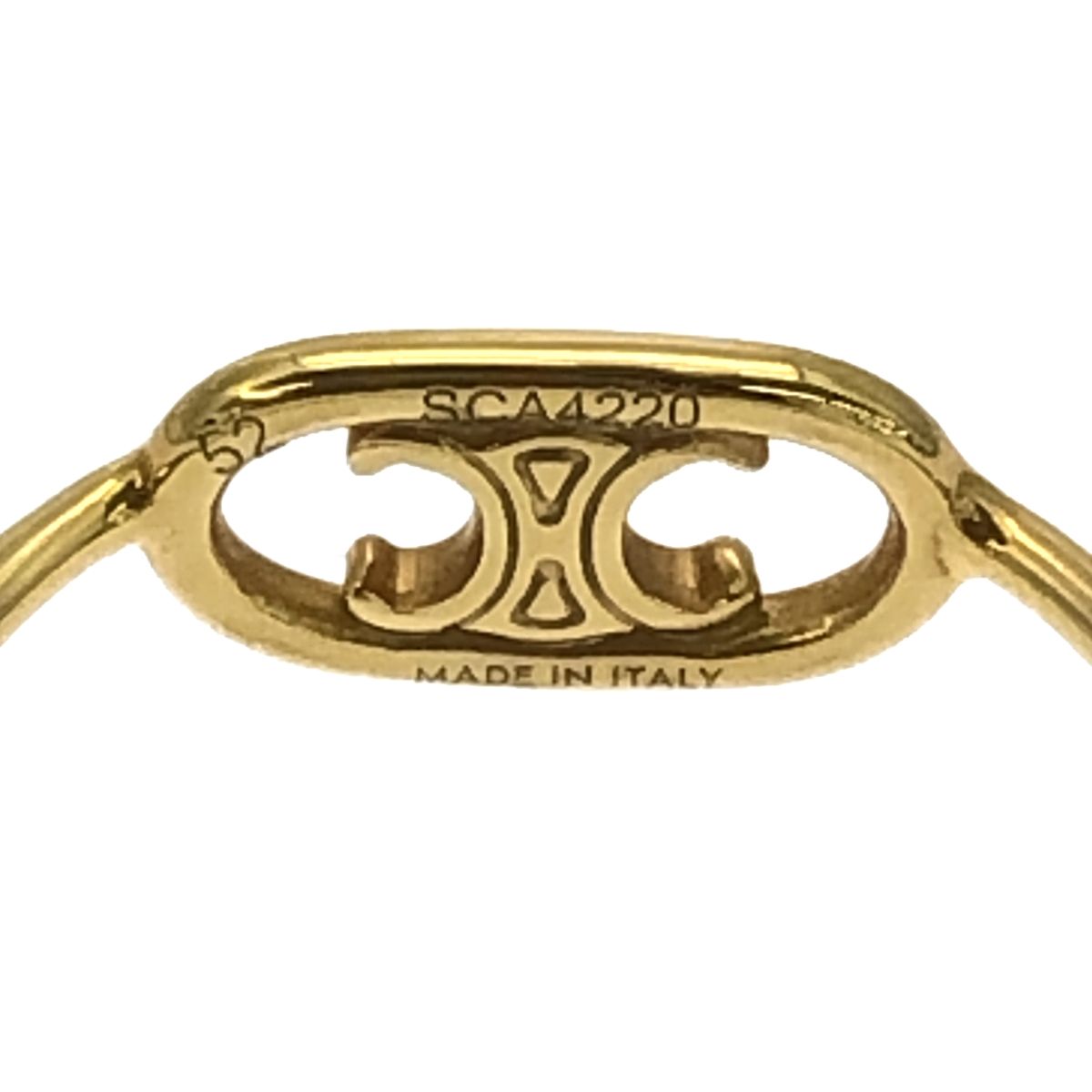 CELINE セリーヌ GP メッキ ゴールドカラー マカダム マイヨン