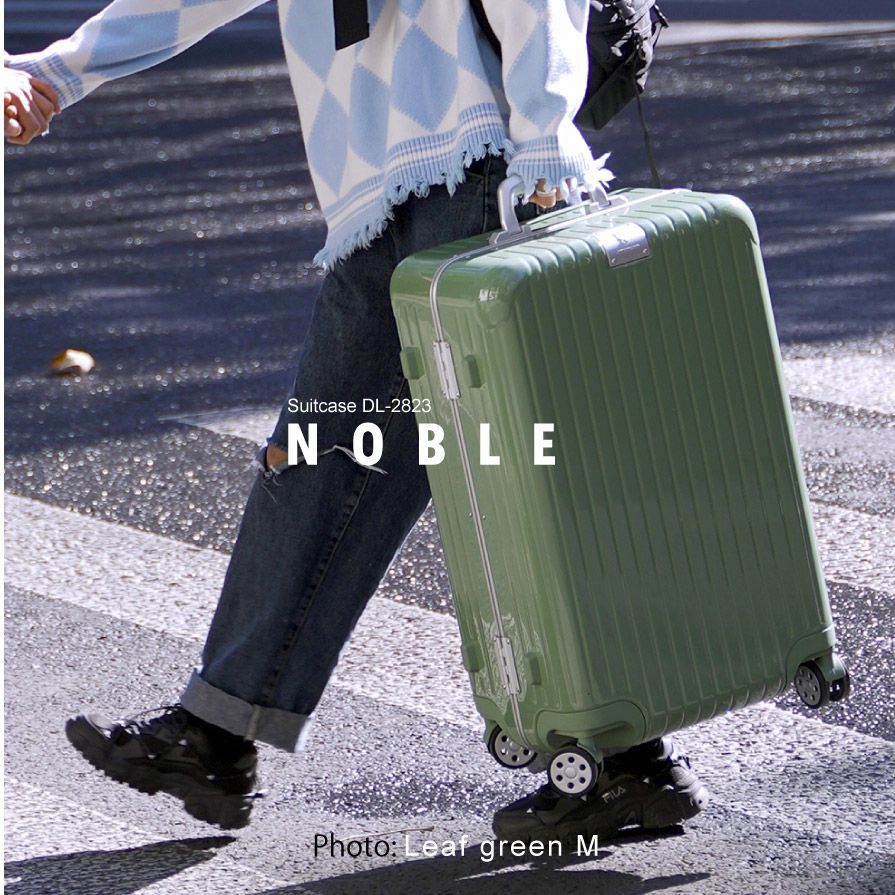 NOBLE キャリーケース リーフグリーン Lサイズ - 旅行用バッグ 