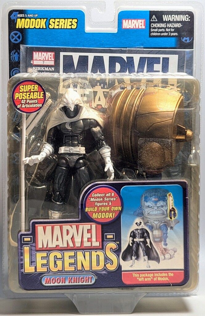 TOYBIZ MODOK MOON KNIGHT (コスチューム 黒/白) 6インチ
