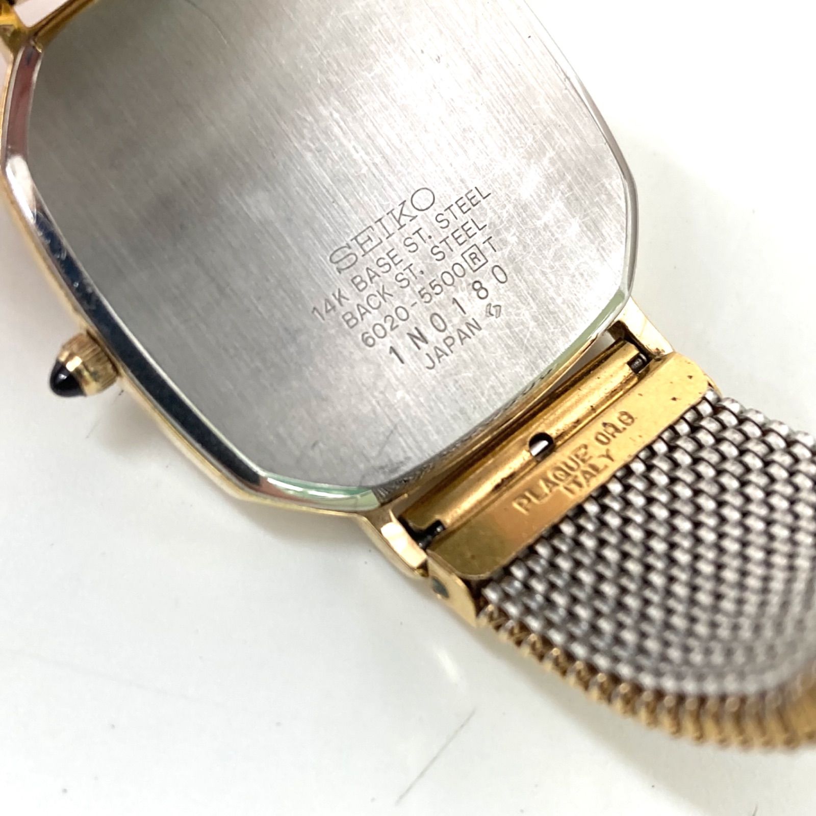 動作未確認　セイコー　14K 6020-5500 希少　ドルチェ Yahoo!オークション -「セイコー 6020」(ドルチェ) (セイコー)の