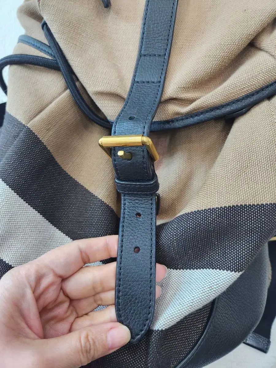 Burberry(バーバリー) キャンバス チェック ドリフトン リュック