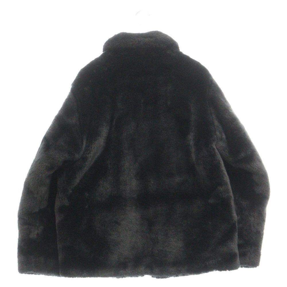 WACKO MARIA (ワコマリア) 20AW FUR COACH JACKET フェイクファー ジップアップ コーチジャケット ブラック -  メルカリ