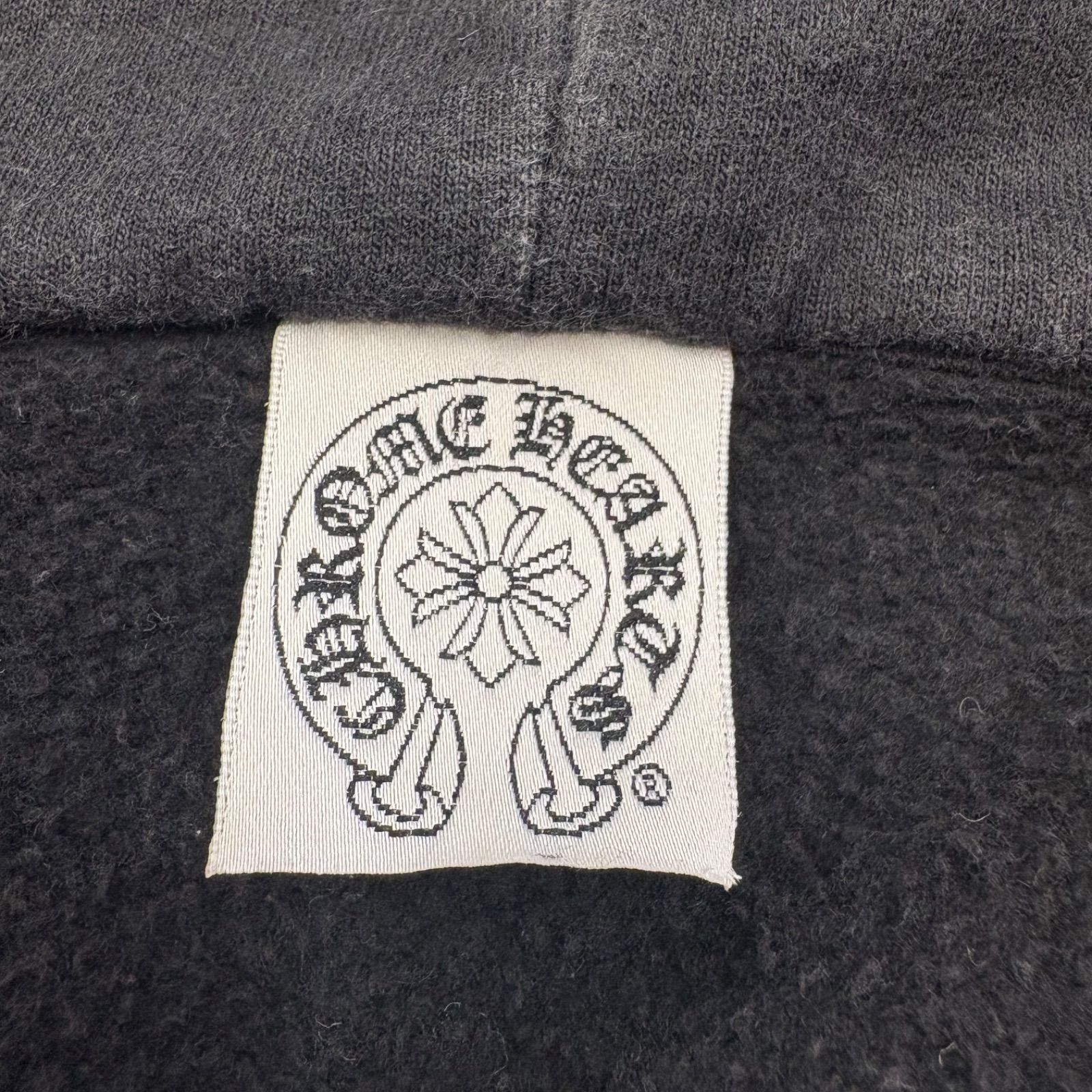 90s vintage CHROME HEARTS 裏起毛 ジップアップジャケット パーカー 