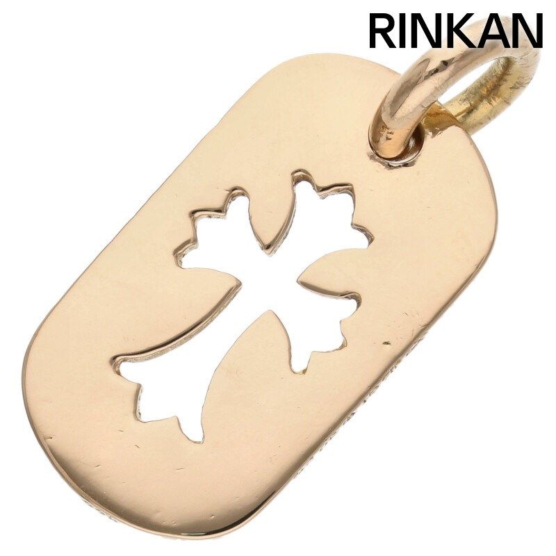クロムハーツ 22K SMALL DOGTAG スモールドッグタグ ゴールド