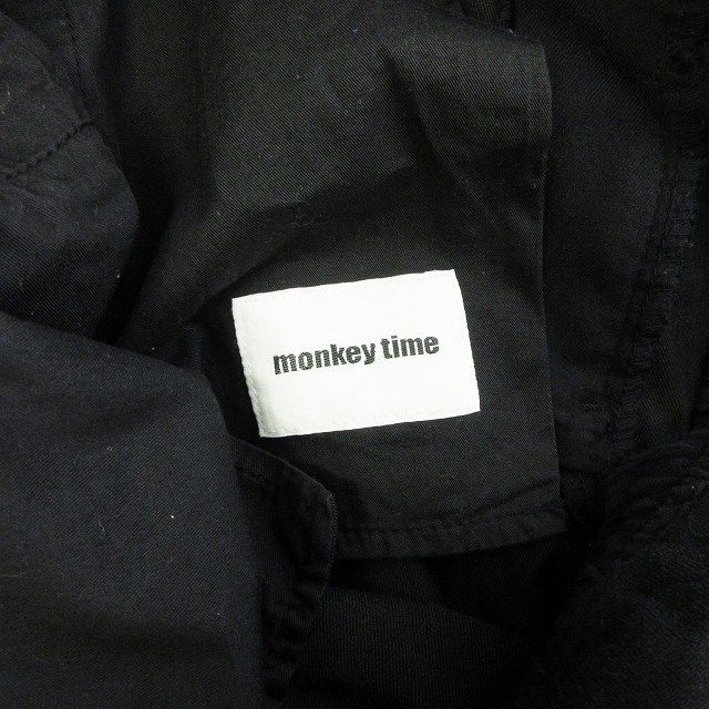 monkeytime美品 ベロアスカジャン黒ブラックモンキータイム 2025