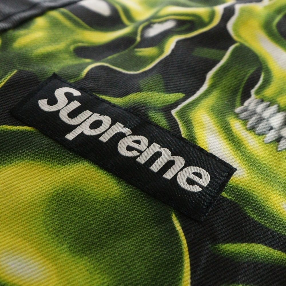 SUPREME (シュプリーム) 18SS Skull Pile Denim Tote スカル