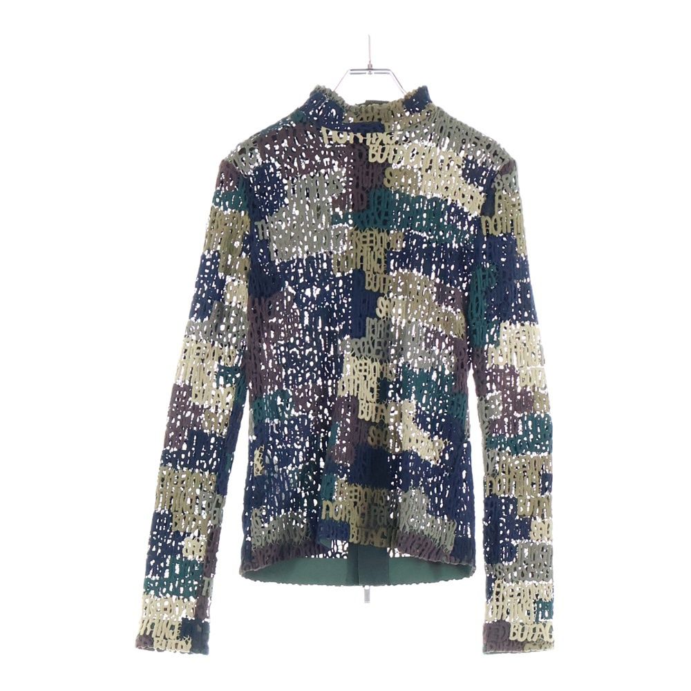 sacai メッシュニット Sacai (サカイ) ハイネック フルジップメッシュニットジャケット