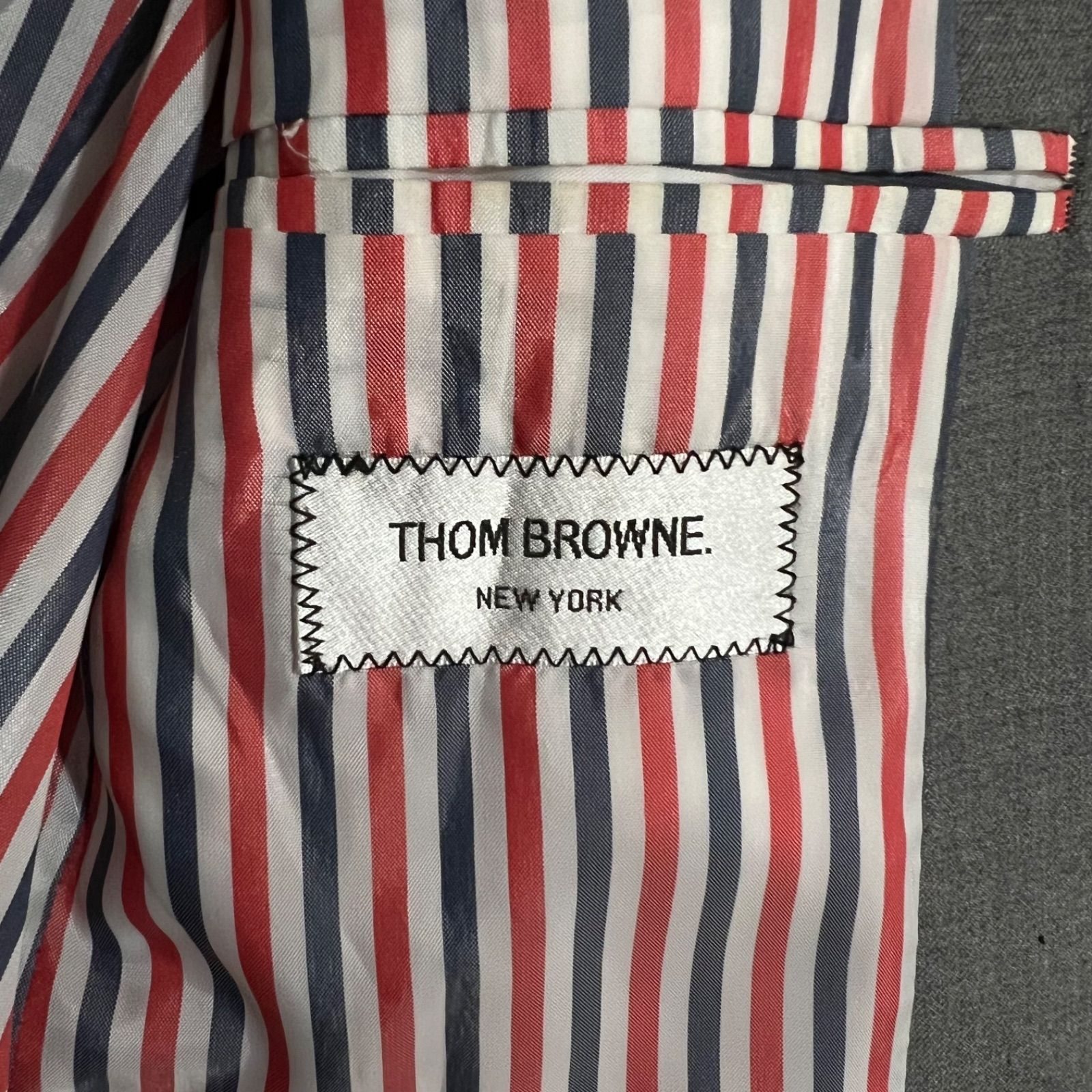 THOM BROWNE. NEW YORK トムブラウン テーラードジャケット コットン