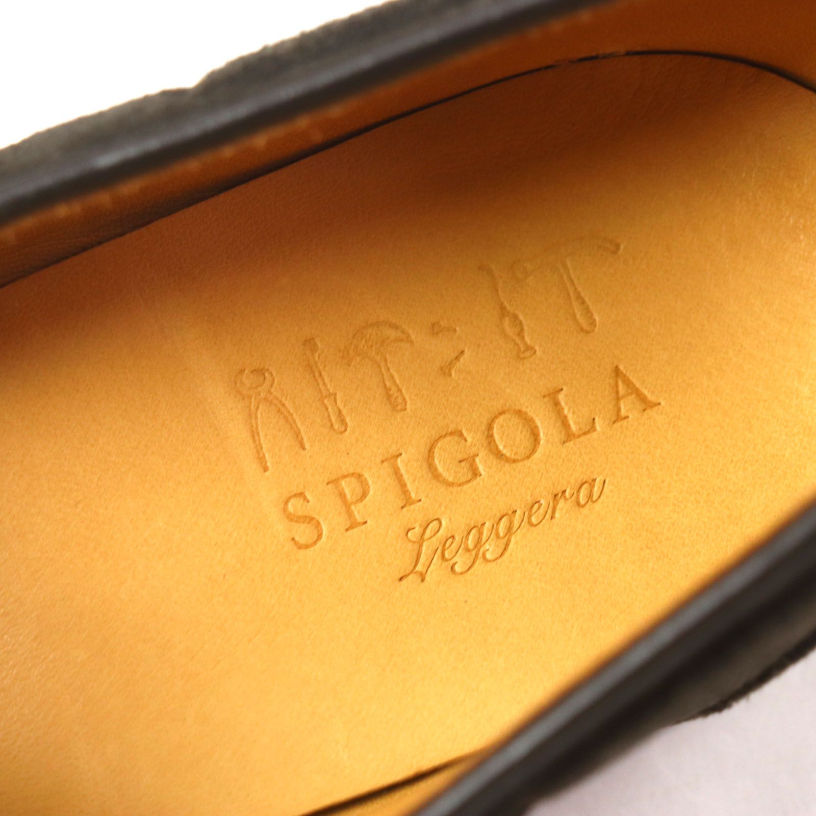 極美品▽SPIGOLA スピーゴラ Uチップ スウェードレザー タッセル  