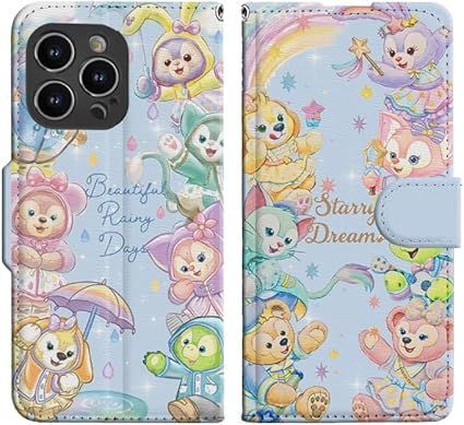 ディズニー　スウィートダッフィー　スマホケース　手帳型 Amazon.co.jp: ダッフィー スマホ ケース iphone16pro ケース
