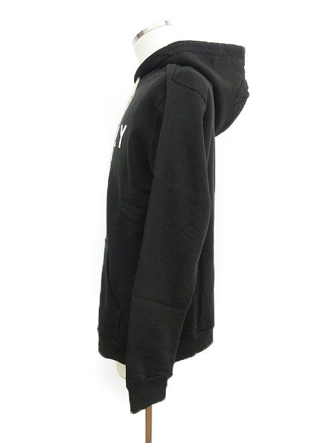 クラネオム CLANE HOMME パーカー プルオーバー プリント コットン 1 黒 ブラック bmy