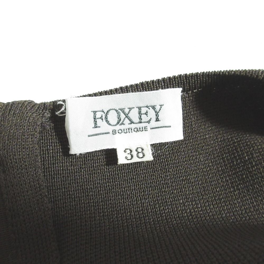 美品 FOXEY BOUTIQUE フォクシーブティック ノースリーブ ニット