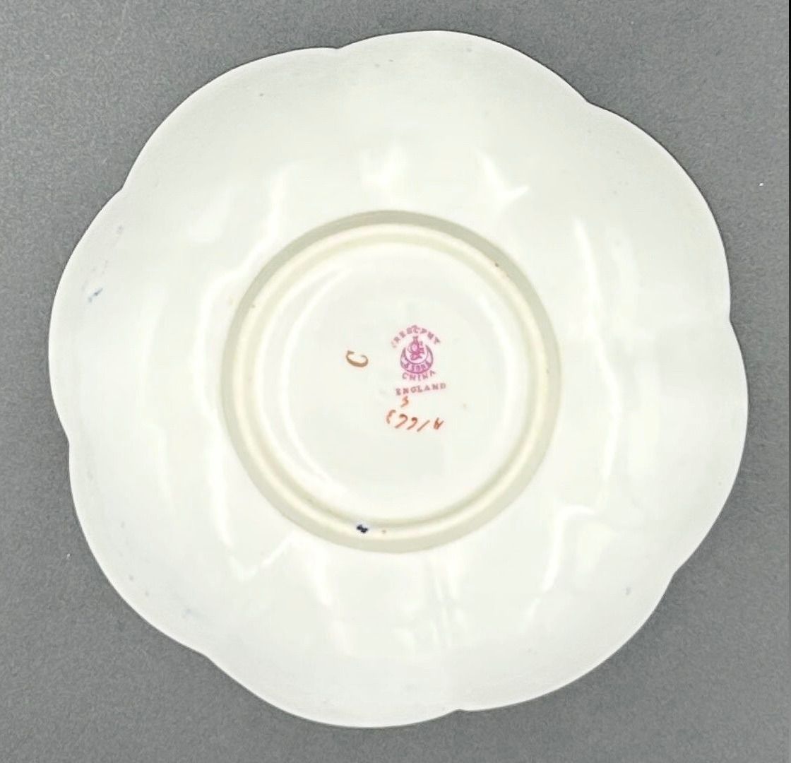 英国製 コバルト金彩