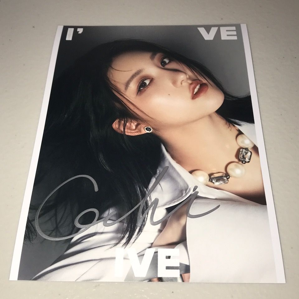 IVE 直筆サイン「I'VE IVE」スチール写真6枚セット