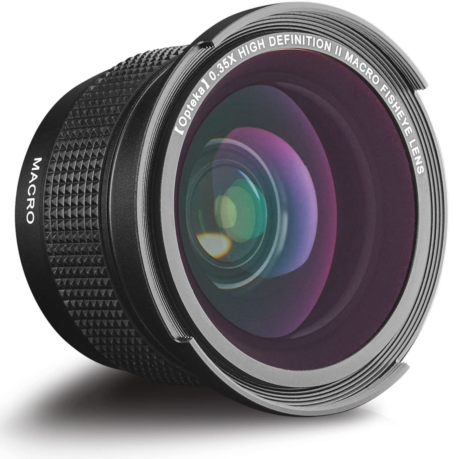 Opteka 0.35x HD2 スーパー広角パノラママクロ魚眼レンズ Canon EOS/EF