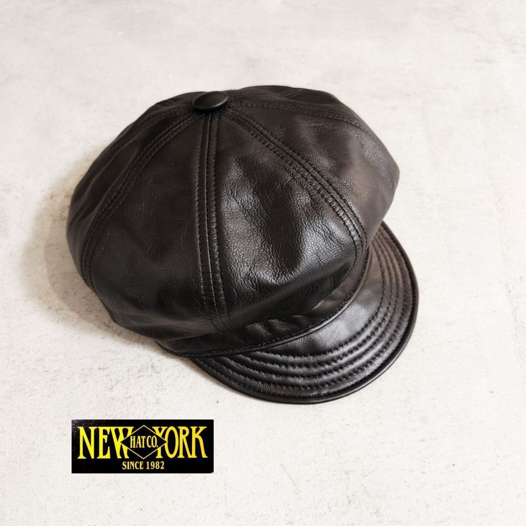 NEW YORK HAT CO ニューヨークハット レザー キャスケット - 帽子