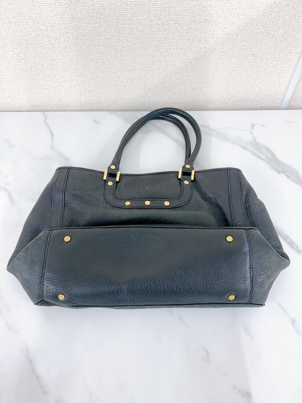 ＋ Tory Burch トリーバーチ レザー バッグ ブラック【バッグ】【2】