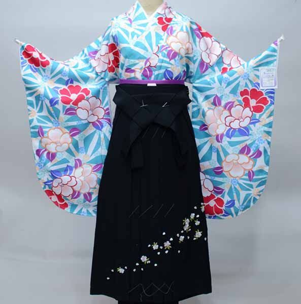 二尺袖 着物 袴フルセット ジュニア用へ直し 135cm～150cm 陽気
