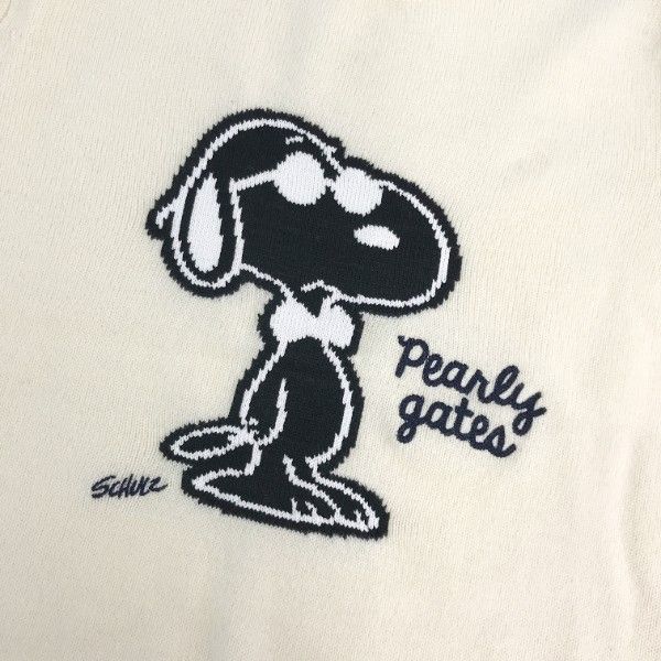 PEARLY GATES パーリーゲイツ ×PEANUTS ウール ニット セーター