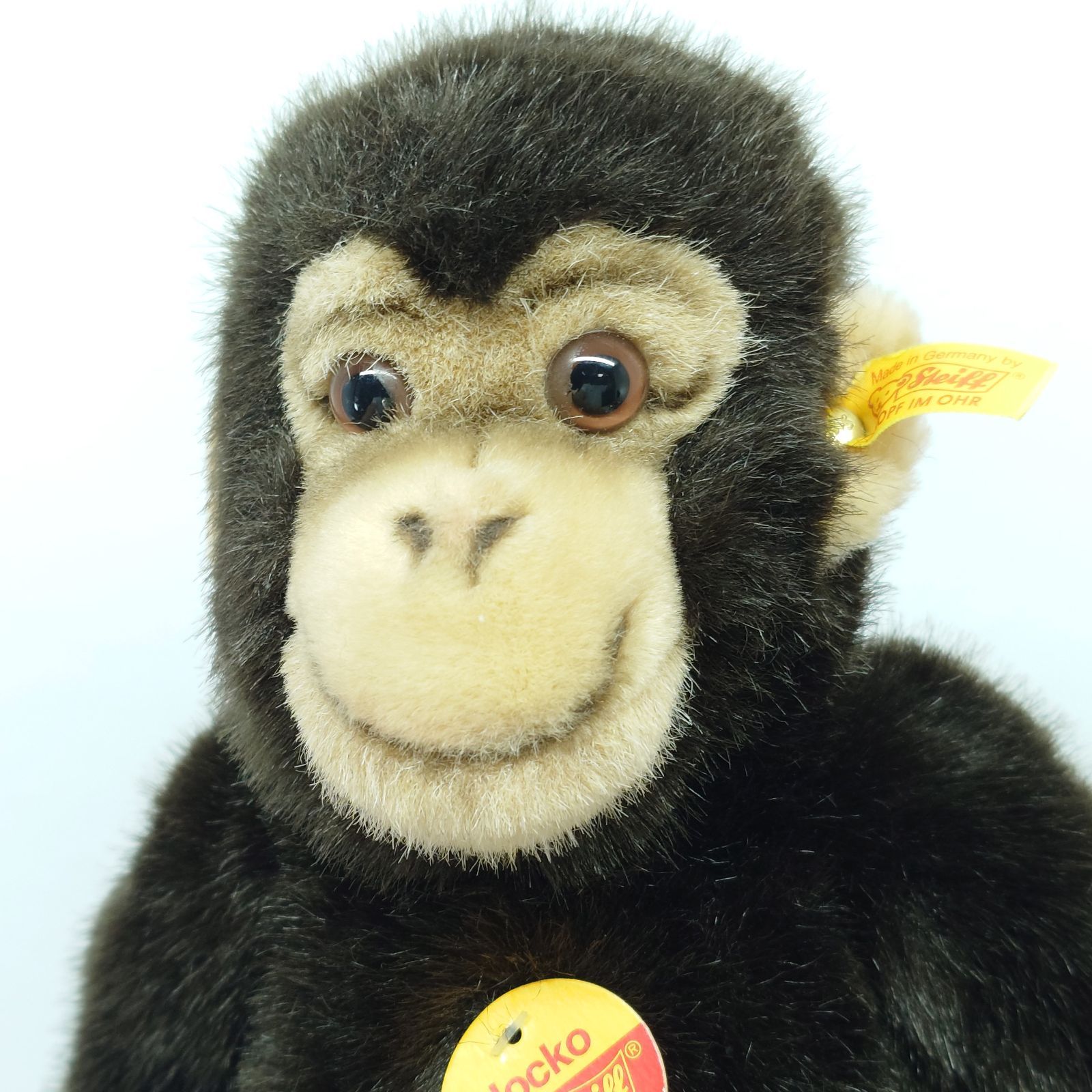 超美品 タグ付き ビンテージ シュタイフ Jocko ぬいぐるみ サル アンティークシュタイフ サル Steiff 「Jocko」10cm | Banlieue