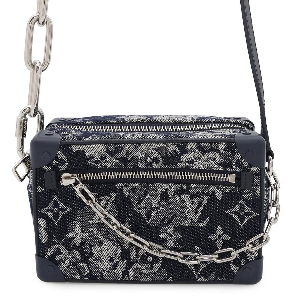ルイヴィトン ショルダーバッグ モノグラム タペストリー ミニ ソフトトランク M80033 LOUIS VUITTON